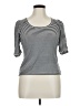 Max Studio Stripes Black 3/4 Sleeve T-Shirt Size XL - photo 1