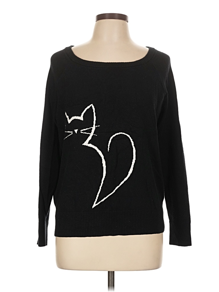 Pre-owned Torrid Pullover Sweater In Black