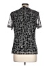 Tribal Black Short Sleeve Blouse Size L - photo 2