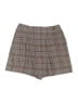 Tracy Evans Plaid Brown Skort Size 9 - photo 1