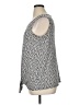 Adrianna Papell Silver Sleeveless Blouse Size 1X - photo 5