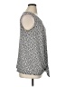 Adrianna Papell Silver Sleeveless Blouse Size 1X - photo 4