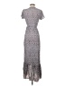 Auguste 100% Rayon Gray Casual Dress Size 4 - photo 2
