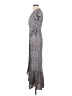 Auguste 100% Rayon Gray Casual Dress Size 4 - photo 5