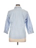 L.L.Bean Stripes Blue 3/4 Sleeve Button-Down Shirt Size XL - photo 2