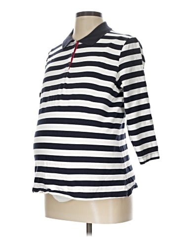 Motherhood Long Sleeve Polo (view 1)
