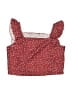 Shein Burgundy Sleeveless Blouse Size 6 - photo 1