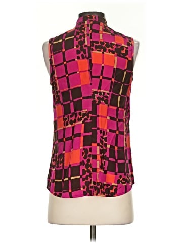 Trina Turk Sleeveless Silk Top (view 2)