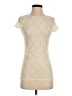 Steve 100% Nylon Ivory Short Sleeve Top Size XS - photo 1