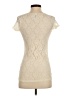 Steve 100% Nylon Ivory Short Sleeve Top Size XS - photo 2