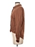 Splendid Brown Long Sleeve Button-Down Shirt Size XS - photo 5