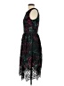 Wolven 100% Polyester Stars Black Cocktail Dress Size 4 - photo 5
