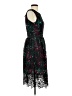 Wolven 100% Polyester Stars Black Cocktail Dress Size 4 - photo 4