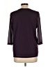 Covington 100% Polyester Purple 3/4 Sleeve Top Size Lg Petite - photo 2