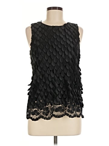 Lavender Brown Sleeveless Blouse (view 1)