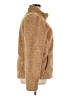 Cloudveil 100% Polyester Solid Brown Faux Fur Jacket Size XXL - photo 4