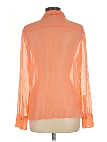 Vince. Long Sleeve Silk Top (view 2)