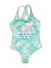 Lands' End Tie-dye Green One Piece Swimsuit Size 10 - 12 - photo 1