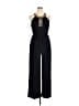 Bisou Bisou Solid Black Jumpsuit Size 16 - photo 1