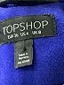 Topshop Blue Wool Coat Size 4 - photo 6