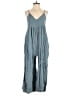 Azoe Solid Teal Jumpsuit Size M - photo 1