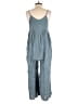 Azoe Solid Teal Jumpsuit Size M - photo 2