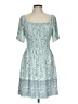 Bebop Paisley Blue Casual Dress Size L - photo 1