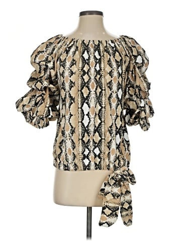 Coco Bianco 3/4 Sleeve Blouse (view 1)