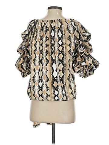 Coco Bianco 3/4 Sleeve Blouse (view 2)