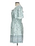 Bebop Paisley Blue Casual Dress Size L - photo 5