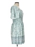 Bebop Paisley Blue Casual Dress Size L - photo 4