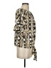 Coco Bianco Gold 3/4 Sleeve Blouse Size S - photo 4