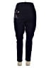 Melissa McCarthy Seven7 Floral Blue Jeggings Size 14 - photo 2