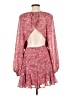 Forever 21 100% Polyester Paisley Pink Casual Dress Size L - photo 2