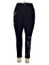 Melissa McCarthy Seven7 Floral Blue Jeggings Size 14 - photo 1