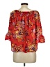 BeachLunchLounge 100% Modal Red 3/4 Sleeve Blouse Size L - photo 2