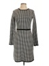 Heidi Weisel Houndstooth Gray Casual Dress Size L - photo 1