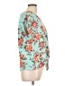 Bobbie Brooks Teal Short Sleeve Blouse Size L - photo 4