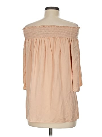Theory 3/4 Sleeve Silk Top (view 2)