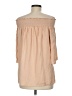 Theory 100% Silk Tan 3/4 Sleeve Silk Top Size M - photo 2