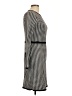 Heidi Weisel Houndstooth Gray Casual Dress Size L - photo 4