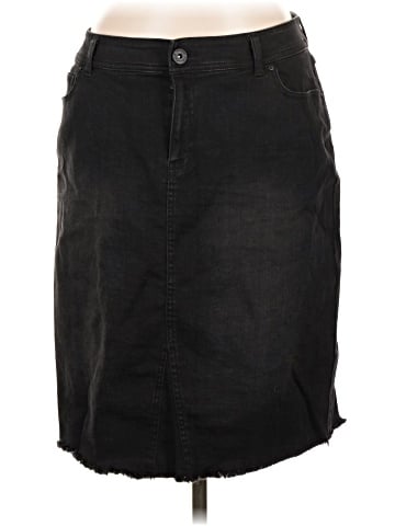 INC International Concepts Denim Skirt (view 1)