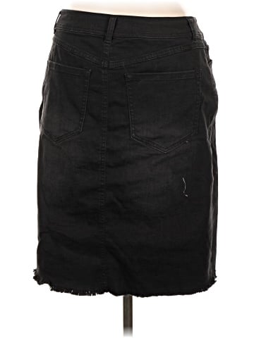 INC International Concepts Denim Skirt (view 2)