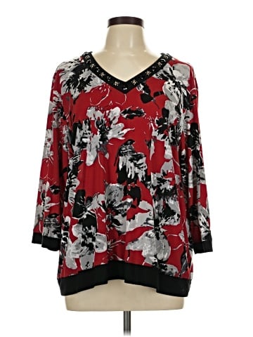 Alfred Dunner 3/4 Sleeve Blouse (view 1)