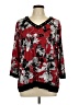 Alfred Dunner Red 3/4 Sleeve Blouse Size L - photo 1