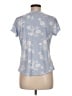Laura Ashley Blue Short Sleeve Blouse Size M - photo 2