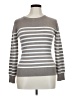 Cielo Stripes Gray Pullover Sweater Size XL - photo 1