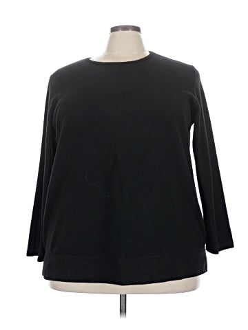 Woman Within Pullover Sweater (view 1)