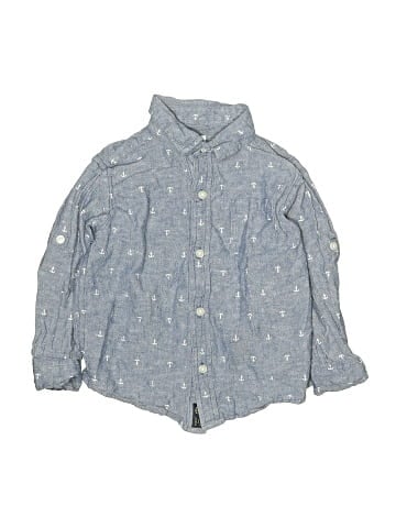 Janie and Jack Long Sleeve Button-Down Shirt (view 1)