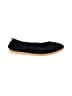 TOMS Solid Black Flats Size 9 1/2 - photo 1